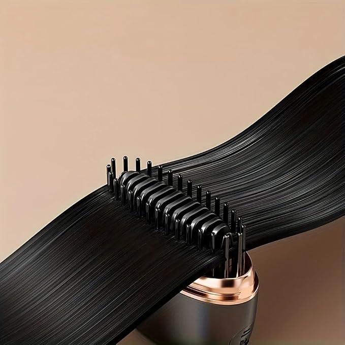 Wireless Portable Straight Hair Comb with Lid